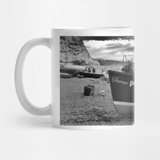 Beer beach Jurassic Coast Devon England Mug